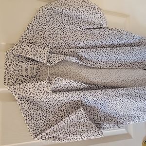 Zara men's slim fit shirt sleeve button down shirt